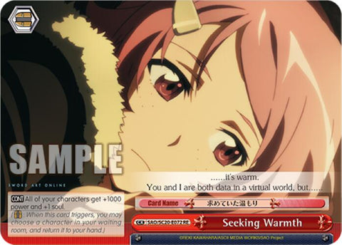Seeking Warmth [Sword Art Online Chronicle Set]