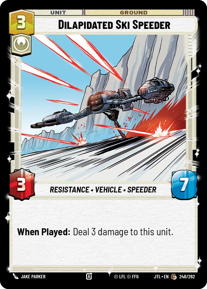 Dilapidated Ski Speeder (248/262) [Jump to Lightspeed]