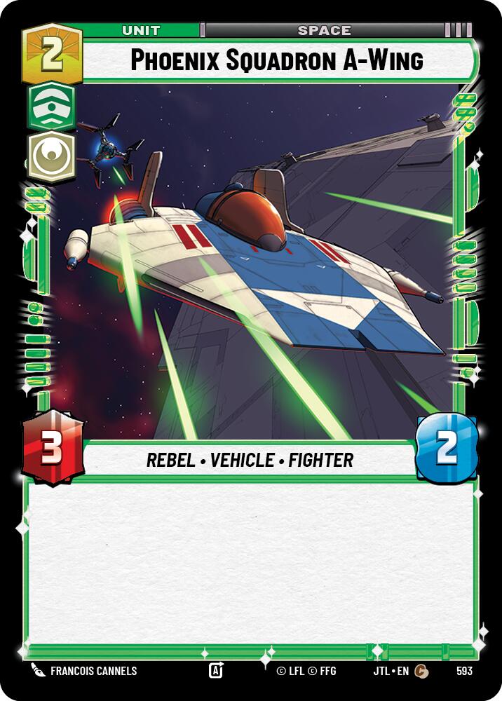 Phoenix Squadron A-Wing (Foil) (593) [Jump to Lightspeed]