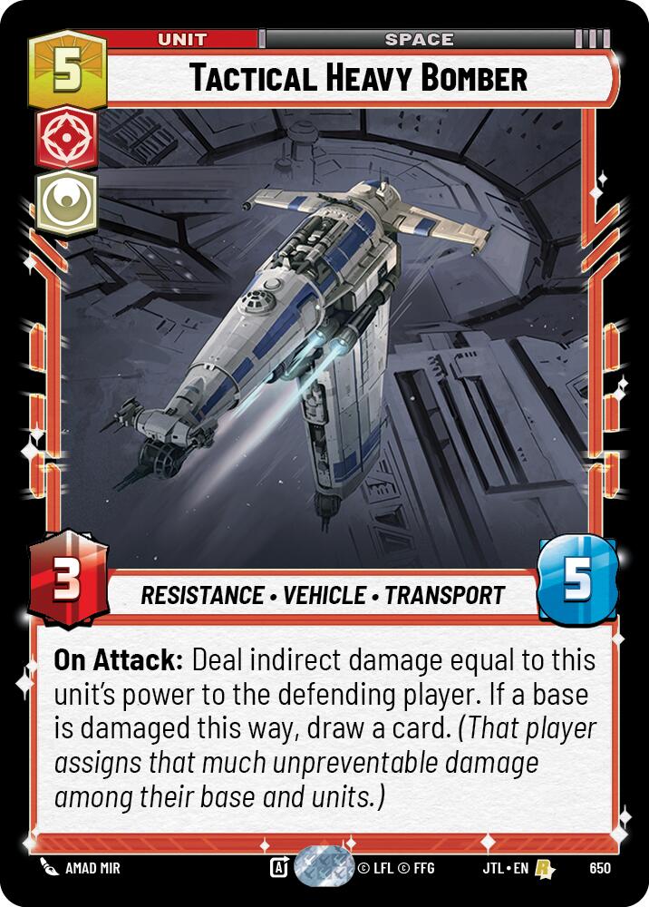 Tactical Heavy Bomber (Foil) (650) [Jump to Lightspeed]