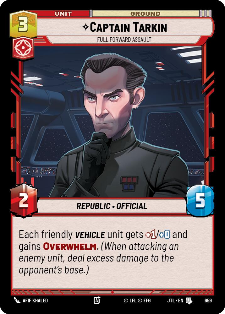 Captain Tarkin - Full Forward Assault (Foil) (659) [Jump to Lightspeed]