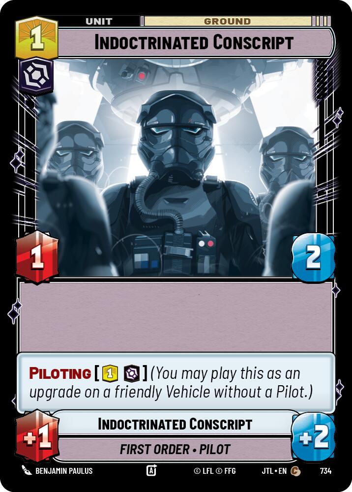 Indoctrinated Conscript (Foil) (734) [Jump to Lightspeed]