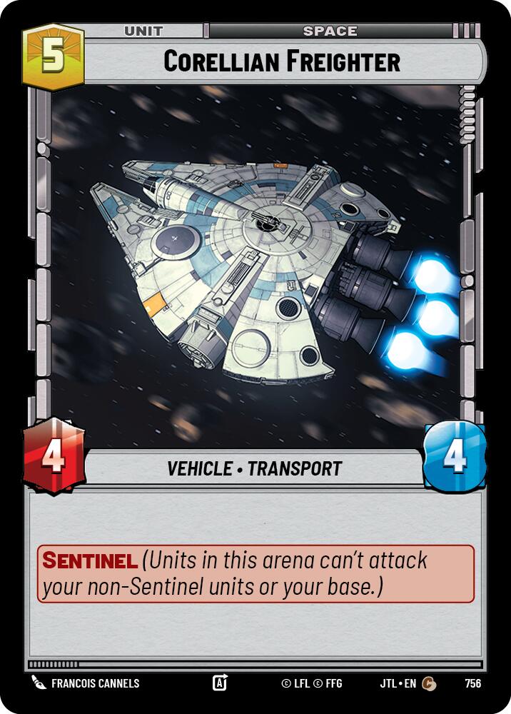 Corellian Freighter (Foil) (756) [Jump to Lightspeed]