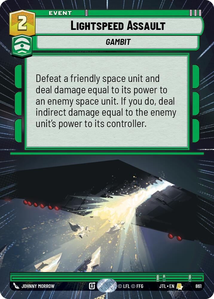 Lightspeed Assault (Hyperspace Foil) (861) [Jump to Lightspeed]