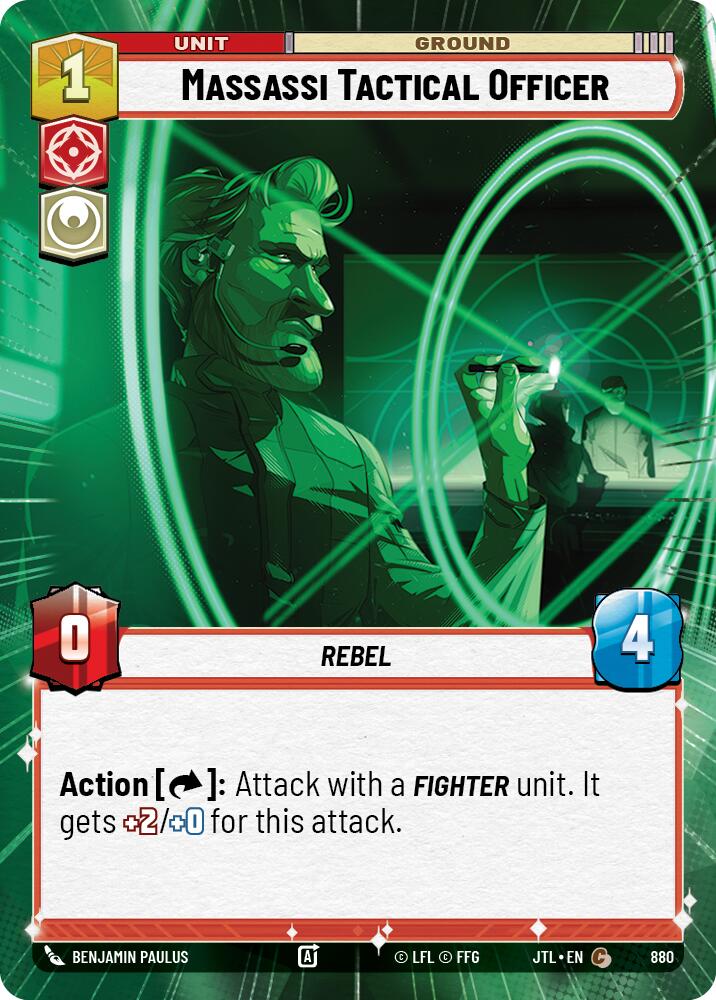 Massassi Tactical Officer (Hyperspace Foil) (880) [Jump to Lightspeed]