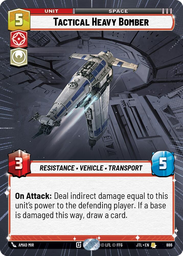 Tactical Heavy Bomber (Hyperspace Foil) (886) [Jump to Lightspeed]