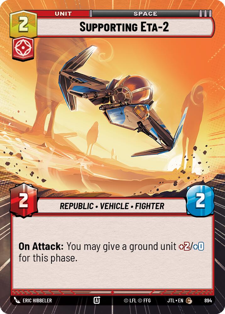 Supporting Eta-2 (Hyperspace Foil) (894) [Jump to Lightspeed]