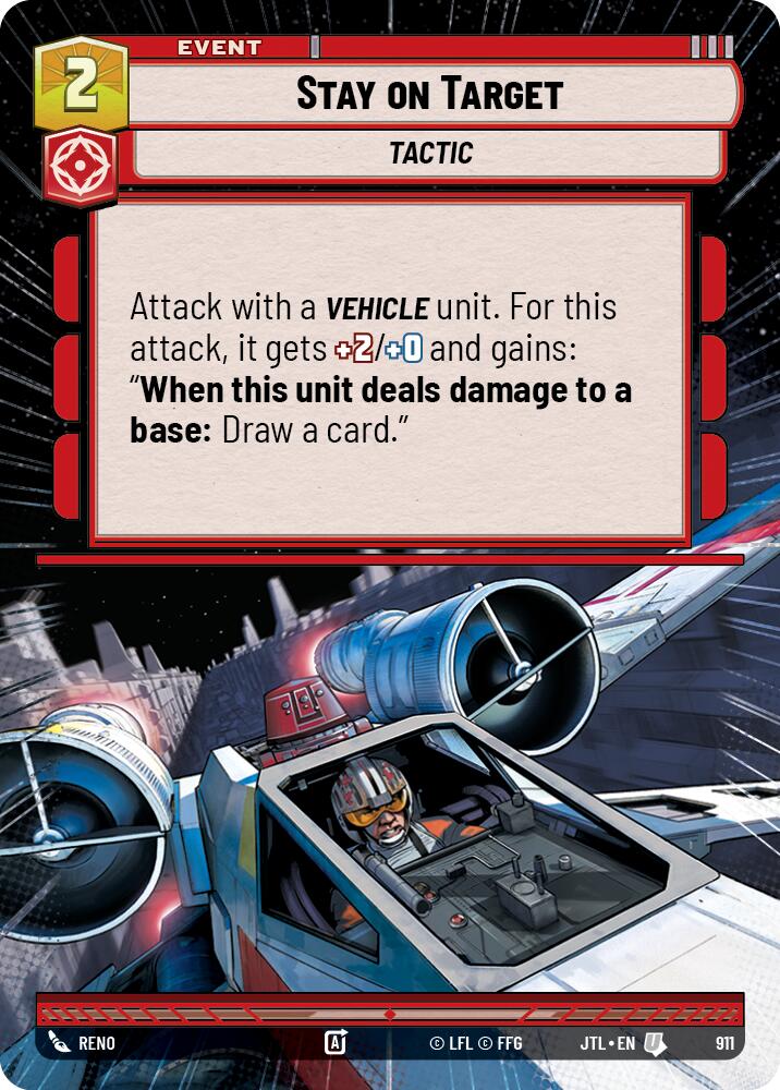 Stay on Target (Hyperspace Foil) (911) [Jump to Lightspeed]