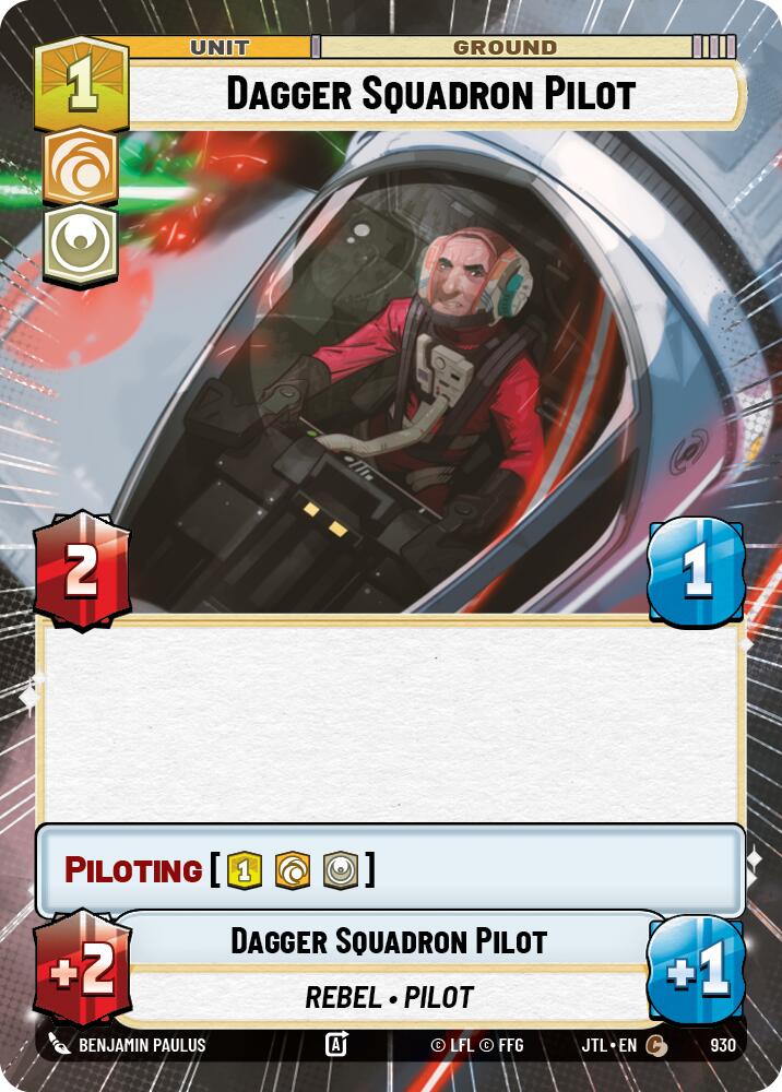 Dagger Squadron Pilot (Hyperspace Foil) (930) [Jump to Lightspeed]