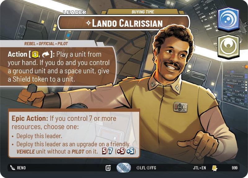 Lando Calrissian - Buying Time (Showcase) (999) [Jump to Lightspeed]