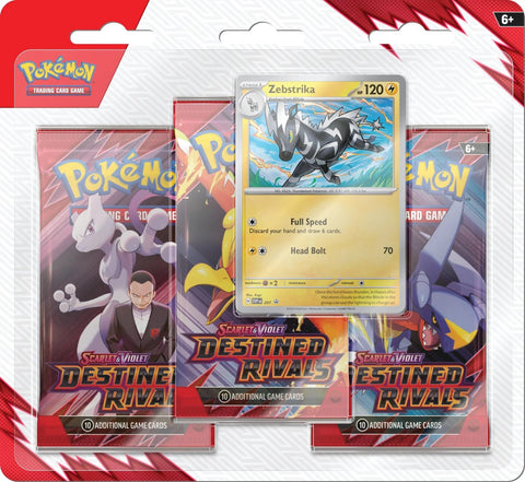Scarlet & Violet: Destined Rivals - 3 Pack Blister
