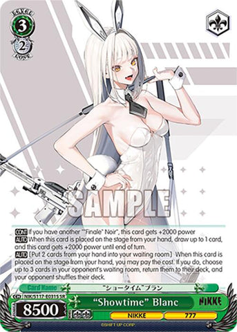 "Showtime" Blanc (NIK/S117-E031S SR) [GODDESS OF VICTORY: NIKKE]