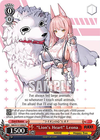 "Lion's Heart" Leona (NIK/S117-E062 R) [GODDESS OF VICTORY: NIKKE]