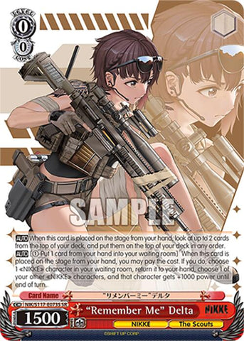 "Remember Me" Delta (NIK/S117-E073S SR) [GODDESS OF VICTORY: NIKKE]