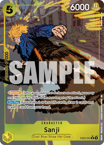 Sanji (Alternate Art) [Extra Booster: Memorial Collection]