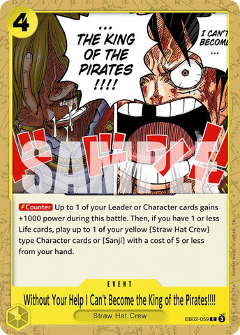 Without Your Help I Can't Become the King of the Pirates!!!! [Extra Booster: Memorial Collection]