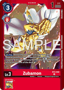 Zubamon [BT3-008] (Limited Card Pack -Billion Bullet-) [Release Special Booster Ver.1.5 Promos]