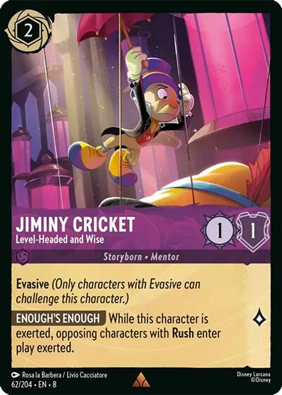 Jiminiy Cricket - Level-Headed and Wise (62/204) [Reign of Jafar]