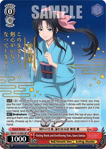 Parting Words and Overflowing Tears, Kaoru Kamiya (RKN/S115-E041SP SP) [Rurouni Kenshin]