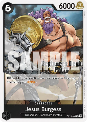 Jesus Burgess (ST-23 - ST-28 Beginners Deck Party) [Participation] [One Piece Promotion Cards]
