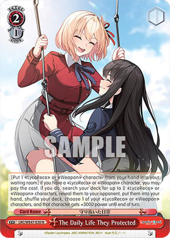The Daily Life They Protected (LRC-WE47-E30 N) [Lycoris Recoil Premium Booster]