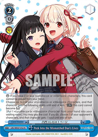 Peek Into the Mismatched Duo's Lives (LRC-WE47-E52 N) [Lycoris Recoil Premium Booster]
