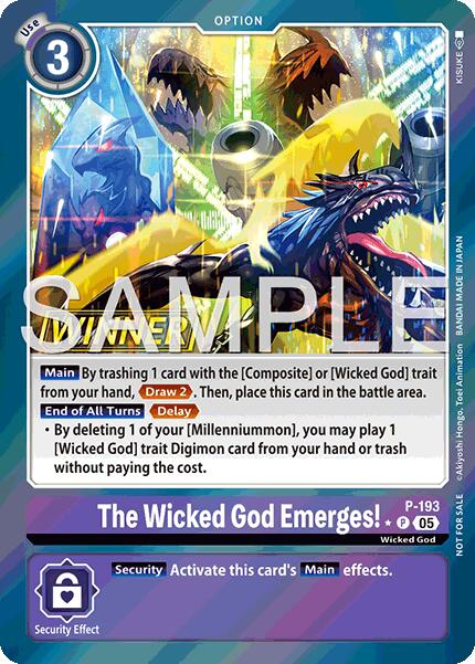 The Wicked God Emerges! [P-193] (Store Tournament 2025 Vol.3 Winner Pack) [Promotion Cards]