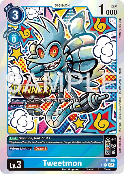 Tweetmon [P-190] (Store Tournament 2025 Vol.3 Winner Pack) [Promotion Cards]