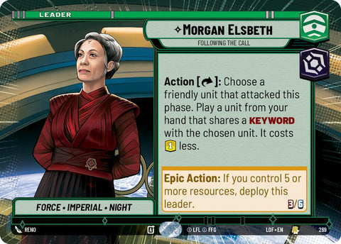 Morgan Elsbeth (269) - Following the Call (Hyperspace) (269) [Legends of the Force]