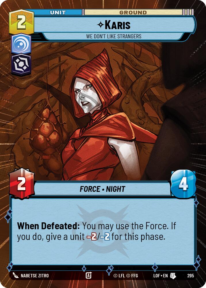 Karis (295) - We Don't Like Strangers (Hyperspace) (295) [Legends of the Force]