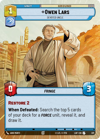 Owen Lars (321) - Devoted Uncle (Hyperspace) (321) [Legends of the Force]