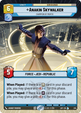 Anakin Skywalker (334) - Champion of Mortis (Hyperspace) (334) [Legends of the Force]