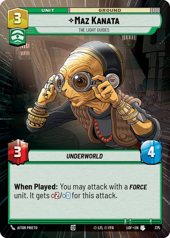 Maz Kanata (375) - The Light Guides (Hyperspace) (375) [Legends of the Force]