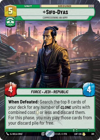 Sifo-Dyas (381) - Commissioning An Army (Hyperspace) (381) [Legends of the Force]