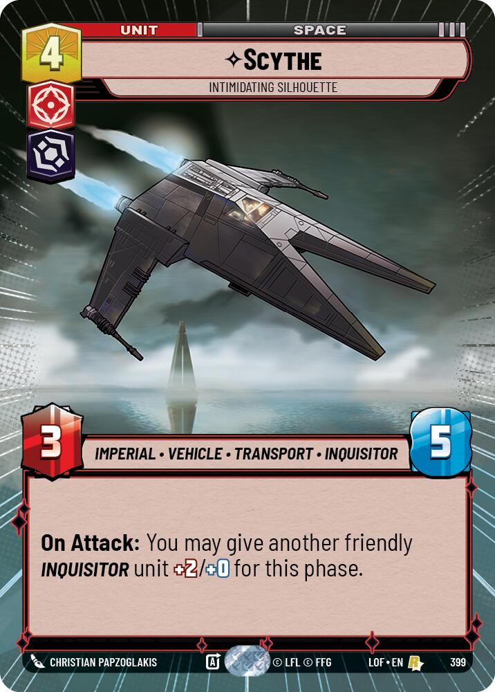Scythe (399) - Intimidating Silhouette (Hyperspace) (399) [Legends of the Force]