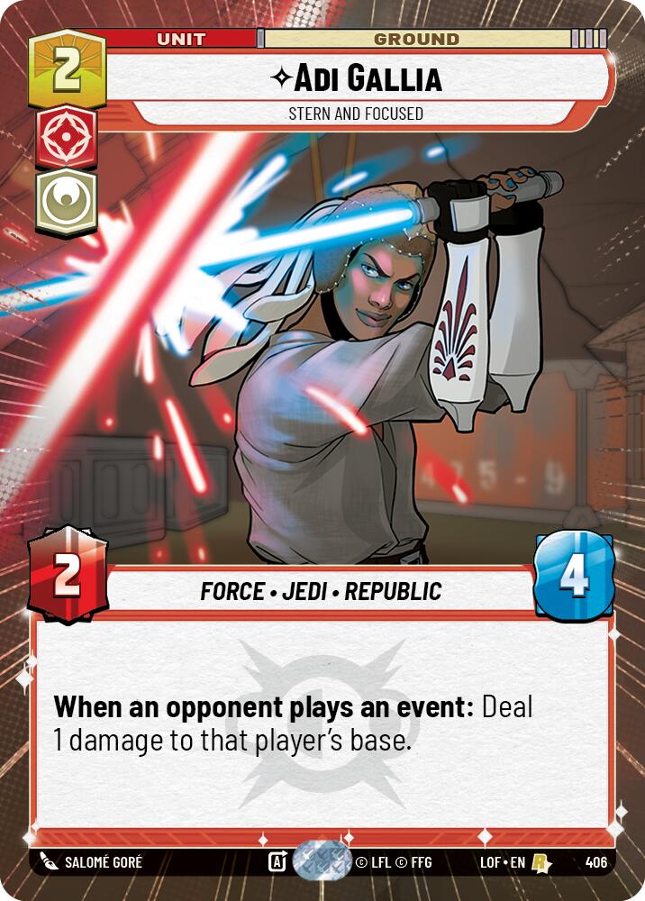 Adi Gallia (406) - Stern and Focused (Hyperspace) (406) [Legends of the Force]