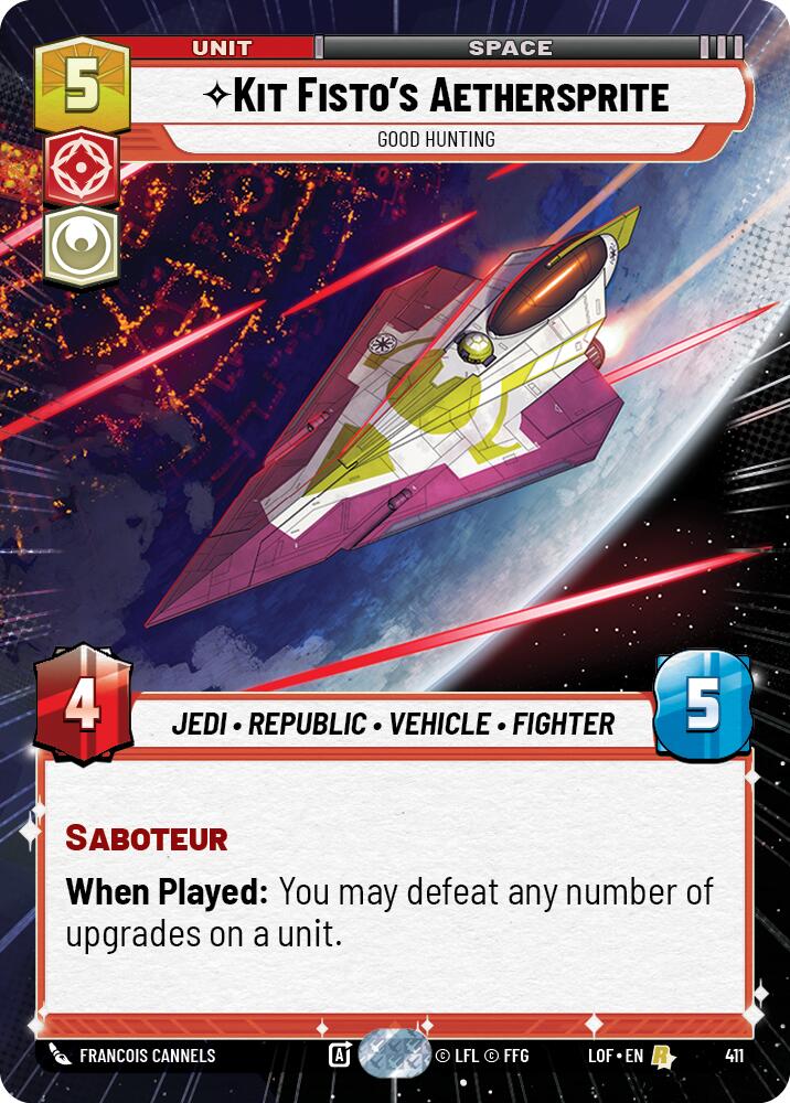 Kit Fisto's Aethersprite (411) - Good Hunting (Hyperspace) (411) [Legends of the Force]