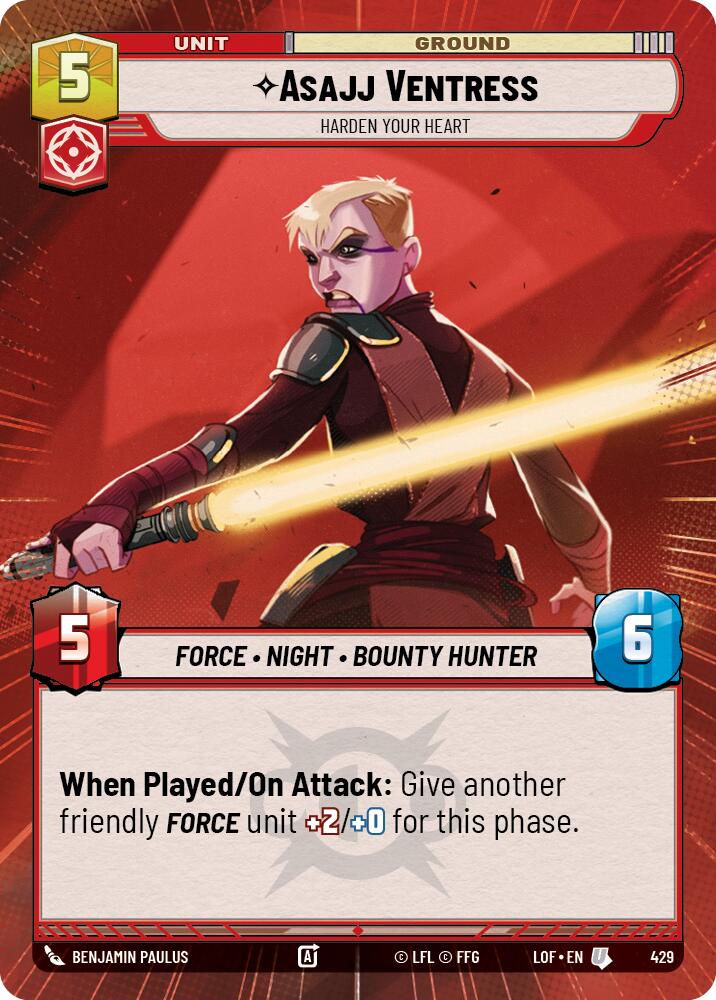 Asajj Ventress (429) - Harden Your Heart (Hyperspace) (429) [Legends of the Force]