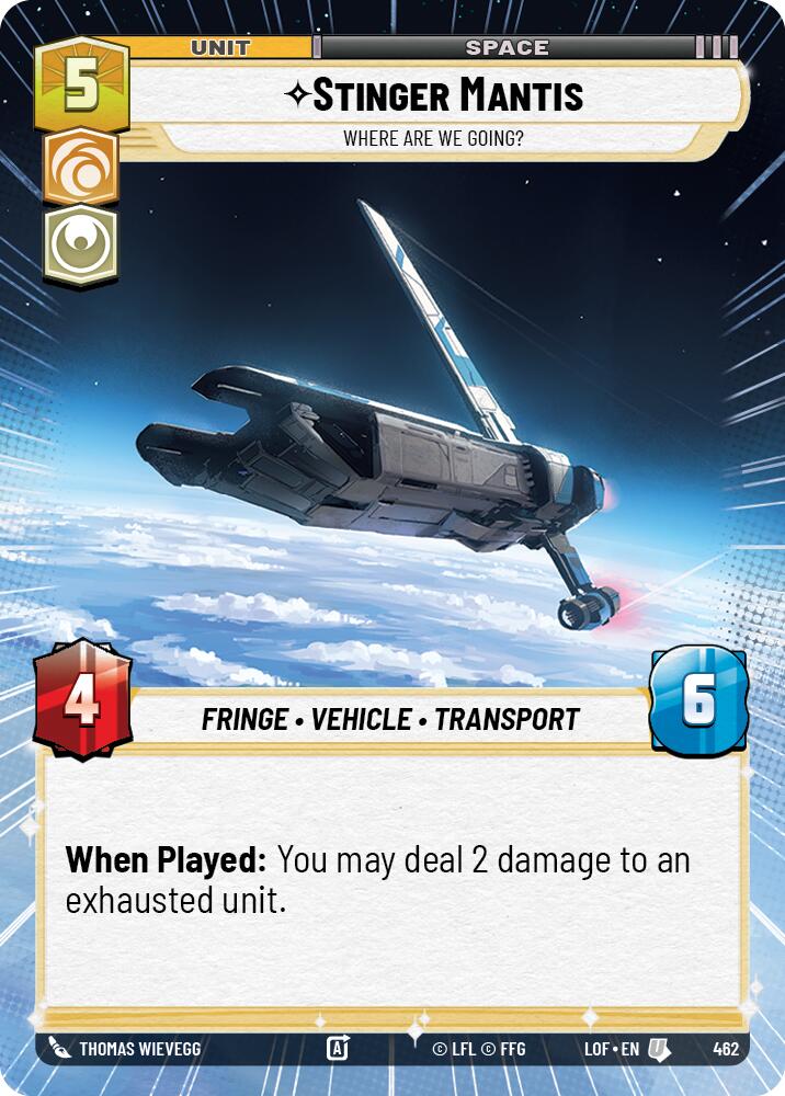 Stinger Mantis (462) - Where Are We Going? (Hyperspace) (462) [Legends of the Force]