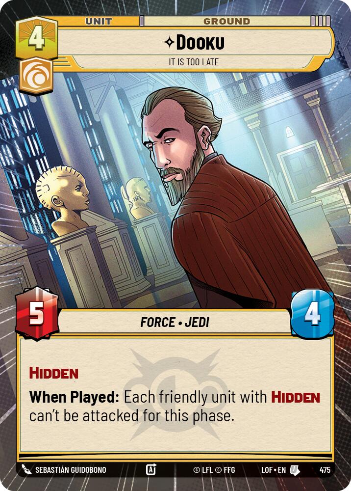 Dooku (475) - It Is Too Late (Hyperspace) (475) [Legends of the Force]