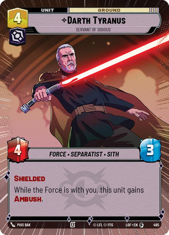 Darth Tyranus (495) - Servant of Sidious (Hyperspace) (495) [Legends of the Force]