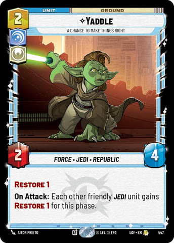 Yaddle (547) - A Chance To Make Things Right (Foil) (547) [Legends of the Force]