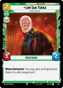 Lor San Tekka (597) - Secret Keeper (Foil) (597) [Legends of the Force]