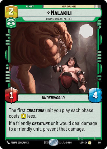 Malakili (610) - Loving Rancor Keeper (Foil) (610) [Legends of the Force]