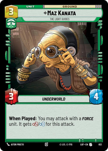 Maz Kanata (613) - The Light Guides (Foil) (613) [Legends of the Force]