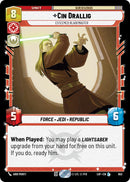 Cin Drallig (652) - Esteemed Blademaster (Foil) (652) [Legends of the Force]