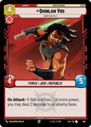 Quinlan Vos (665) - Dark Disciple (Foil) (665) [Legends of the Force]