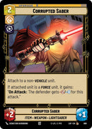 Corrupted Saber (689) (Foil) (689) [Legends of the Force]