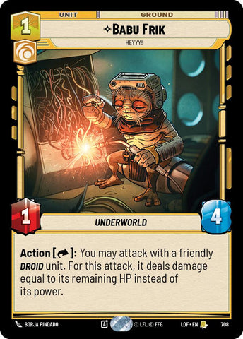 Babu Frik (708) - Heyyy! (Foil) (708) [Legends of the Force]