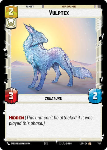 Vulptex (747) (Foil) (747) [Legends of the Force]